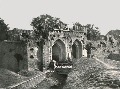 कश्मीरी गेट, दिल्ली, भारत, 1895। द्वारा अज्ञात