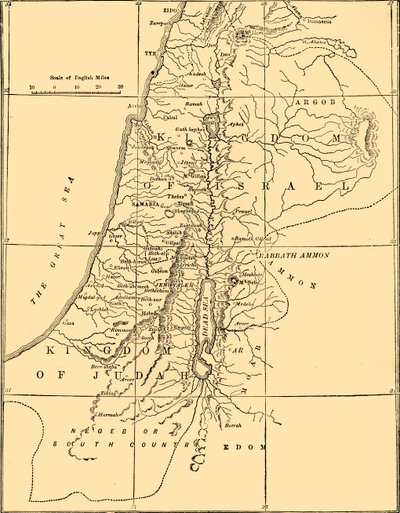 यहूदा और इज़राइल के साम्राज्य, 1890। द्वारा अज्ञात