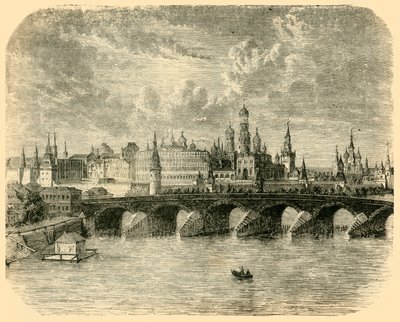 क्रेमलिन, मॉस्को, 1890। द्वारा अज्ञात