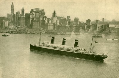 न्यूयॉर्क में लेविथान, c1930। द्वारा अज्ञात