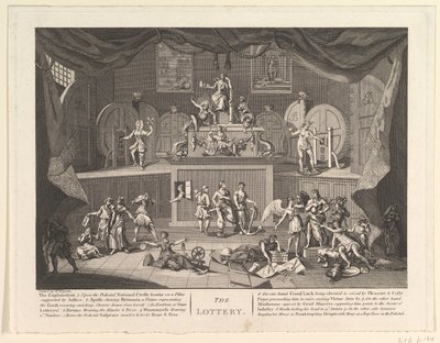 लॉटरी, [1724 के बाद]। द्वारा अज्ञात