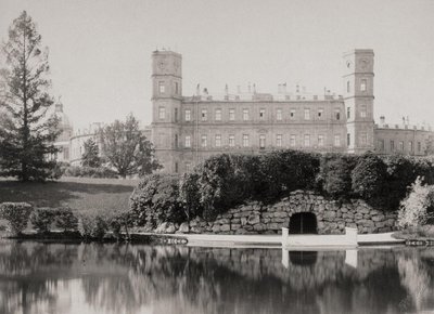 1870s-1880 के दशक में Gatchina में पैलेस का मुख्य मुखौटा द्वारा अज्ञात