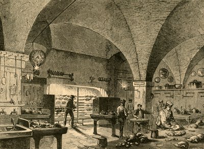 हवेली हाउस किचन, 1897। द्वारा अज्ञात