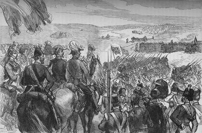 द मार्च पास्ट, c1880 द्वारा अज्ञात