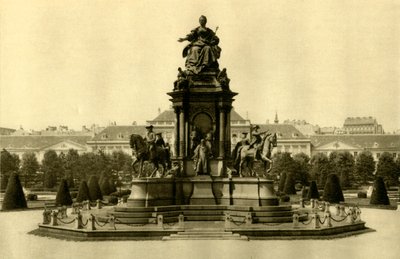 मारिया थेरेसिया स्मारक, वियना, ऑस्ट्रिया, c1935। द्वारा अज्ञात