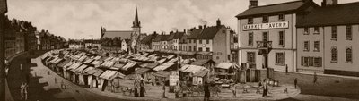 द मार्केट प्लेस, c1880। द्वारा अज्ञात