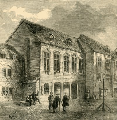 अठारहवीं शताब्दी में मार्शलहाल जेल, c1878। द्वारा अज्ञात