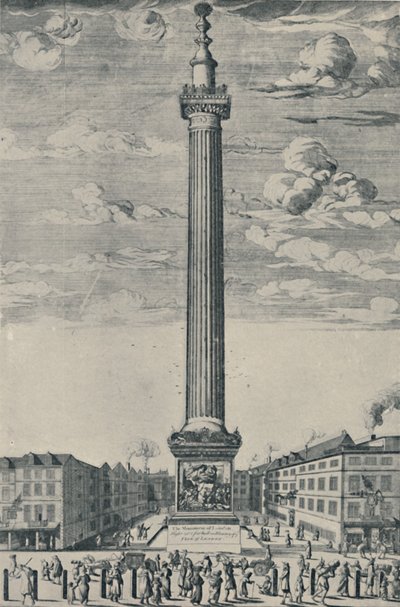 लंदन का स्मारक, c1685, 1920 द्वारा अज्ञात
