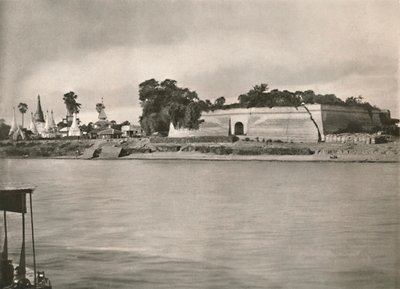 1900 में इरावदी पर स्थित मरहला किला। द्वारा अज्ञात