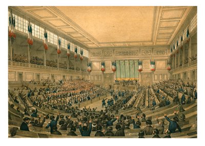 राष्ट्रीय संविधान सभा फ्रांसीसी द्वितीय गणराज्य, मई 1848। द्वारा अज्ञात