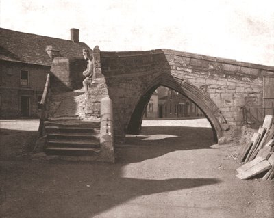 1894 के लियोनशायर के ट्रॉयलैंड में पुराना पुल। द्वारा अज्ञात