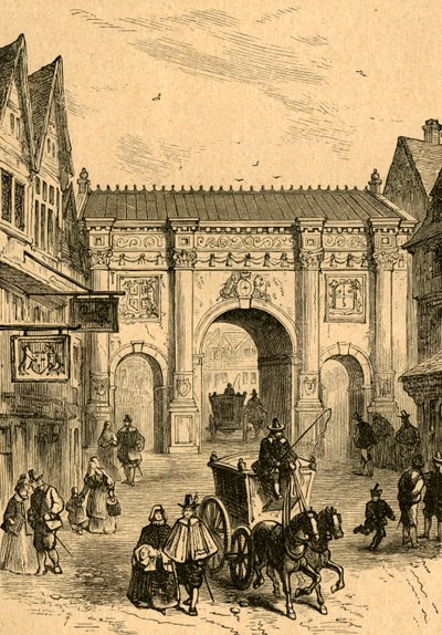 पुराना लकड़ी का मंदिर बार, 1897। द्वारा अज्ञात