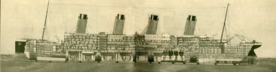 ओलंपिक 46,439 टन धारा में दिखाया गया, c1930। द्वारा अज्ञात