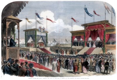 स्वेज नहर का उद्घाटन, पोर्ट सईद, मिस्र, 17 नवंबर 1869 द्वारा अज्ञात