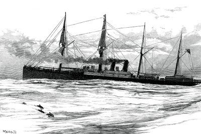 ओरिएंट स्टीम नेविगेशन कंपनी स्टीमरशिप ओरिएंट, c1880 द्वारा अज्ञात