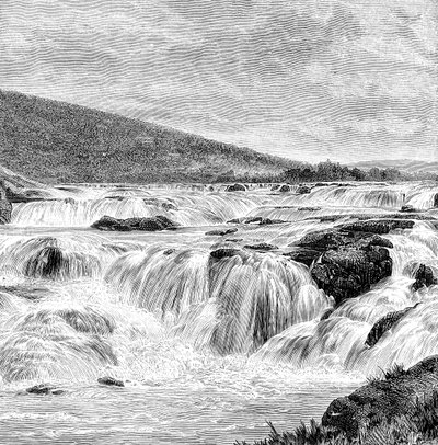 1895 में नीलगिरी, भारत में पायकरी फॉल द्वारा अज्ञात