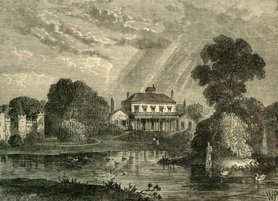 पवेलियन, हंस प्लेस, 1800 में, c1876। द्वारा अज्ञात