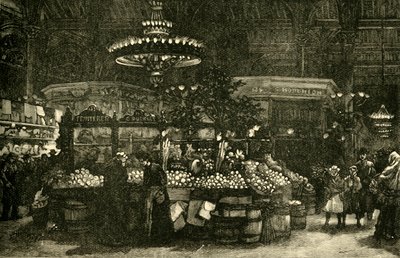 पीपुल्स मार्केट, 1898। द्वारा अज्ञात