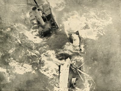 द पाइरेट्स वर्क: स्टीमर ब्रेकिंग अप, 1919। द्वारा अज्ञात