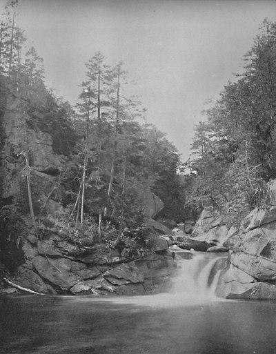 पूल, फ्रेंकोनिया रेंज, व्हाइट माउंटेन, c1897। द्वारा अज्ञात