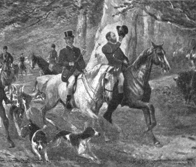 19 वीं सदी के अंत में, 1901 के अंत में, एक शिकार-पुरुष के रूप में प्रिंस ऑफ वेल्स। द्वारा अज्ञात