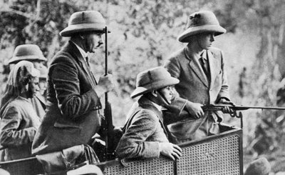 द प्रिंस ऑफ वेल्स बाघ की शूटिंग नेपाल में, भारतीय टूर, 1921 द्वारा अज्ञात