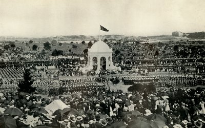 1 जनवरी, 1901 को c1930 सिडनी में ऑस्ट्रेलिया के राष्ट्रमंडल की उद्घोषणा। द्वारा अज्ञात