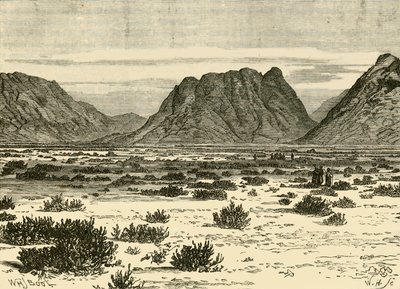 रास सूफसिफ पर्वत सिनाई, 1890। द्वारा अज्ञात