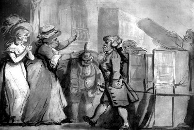 नाइटहुड, 1792 के सम्मान के बाद सेंट जेम्स से वापसी द्वारा अज्ञात
