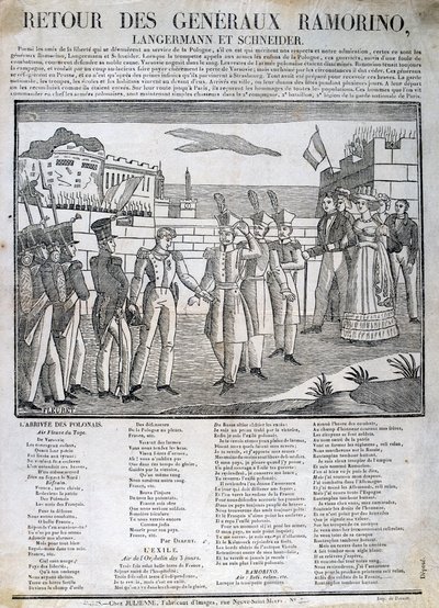 द रिटर्न ऑफ जनरल रामोरिनो, 1831 द्वारा अज्ञात