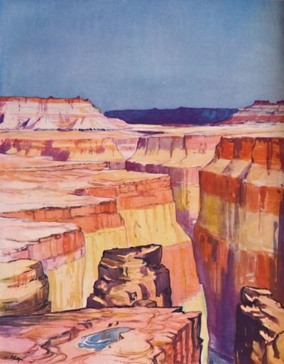 कोलोराडो घाटी का समृद्ध रंग, 1935 द्वारा अज्ञात