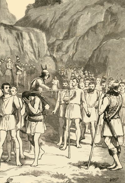 कौडीन फोर्क्स, 1890 में योक अंडर पासिंग द रोमन्स। द्वारा अज्ञात