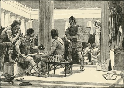 1890 में कोरिंथ में रोमनों। द्वारा अज्ञात