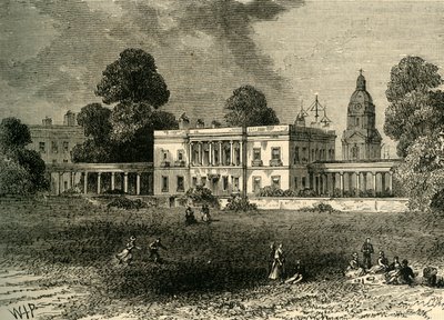 रॉयल नेवल स्कूल, ग्रीनविच, c1878। द्वारा अज्ञात
