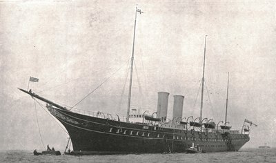 रॉयल यॉट काउज़, आइल ऑफ वाइट, 6 अगस्त 1902 को छोड़कर। द्वारा अज्ञात