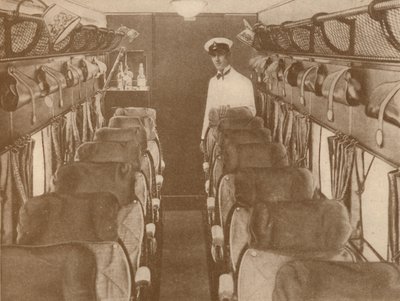 लंदन-पेरिस हवाई जहाज, 1927 का सैलून द्वारा अज्ञात
