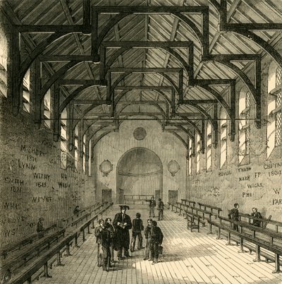 द स्कूलरूम, 1881। द्वारा अज्ञात