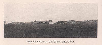 शंघाई क्रिकेट ग्राउंड, चीन, 1912। द्वारा अज्ञात