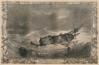 द शिपव्रेक, c1870 द्वारा अज्ञात