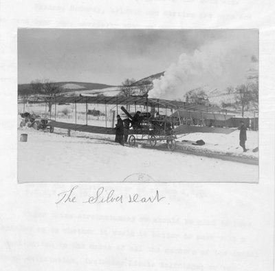 द सिल्वर डार्ट AEA Drome No. 4 अलेक्जेंडर ग्राहम बेल द्वारा, 1908 द्वारा अज्ञात