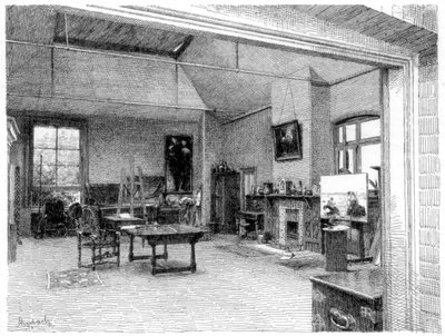 स्टूडियो, पूर्व, c1880-1882 द्वारा अज्ञात