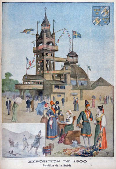 1900, पेरिस, 1900 की सार्वभौमिक प्रदर्शनी में स्वीडिश पैवेलियन द्वारा अज्ञात