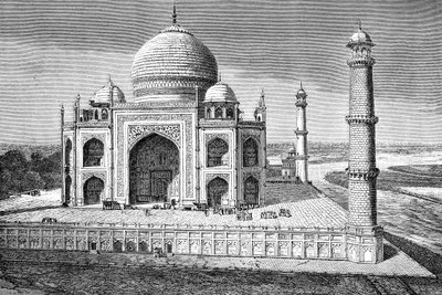 ताजमहल, आगरा, भारत, 1895 द्वारा अज्ञात