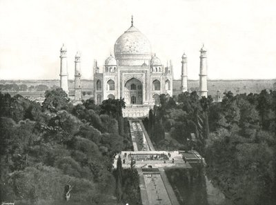The Taj Mahal, Agra, India, 1895.   द्वारा अज्ञात