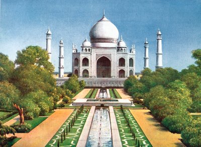 ताजमहल, आगरा, भारत, 20 वीं सदी की शुरुआत में द्वारा अज्ञात