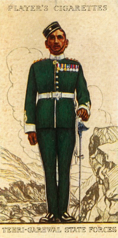 टिहरी-गढ़वाल राज्य बल, 1936। द्वारा अज्ञात