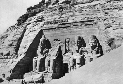 अबू सिंबल, मिस्र का मंदिर, 1936 द्वारा अज्ञात