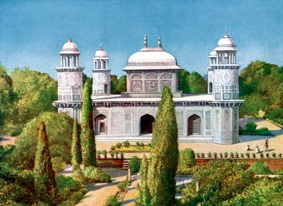 20 वीं सदी की शुरुआत में, आगरा-उद-दौला, आगरा का मकबरा द्वारा अज्ञात