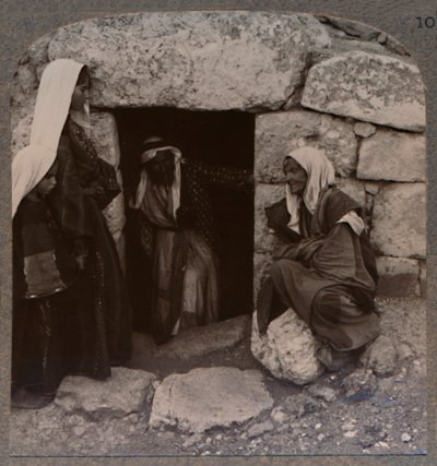 लाजर का मकबरा, बेथानी, c1900 द्वारा अज्ञात