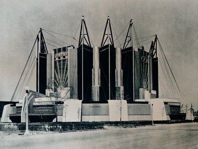 द ट्रैवल एंड ट्रांसपोर्ट बिल्डिंग, 1932 1933। द्वारा अज्ञात